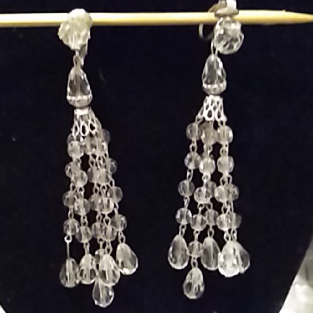 Sherman Vintage  waterfall Earrings